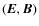 $(\vec{E}, \vec{B})$