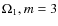 $\Omega _1, m=3$