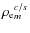 ${\rho_{\rm e}}_m^{c/s}$