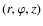 $(r,\varphi,z)$