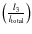 $\left(\frac{l_3}{l_{\rm total}}\right)$