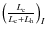 $\left(\frac{L_{\rm c}}{L_{\rm c} +L_{\rm h}}\right)_I$