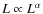 $L\propto L^{\alpha}$