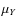 $\mu_{Y}$