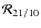 ${\cal R}_{21/10}$