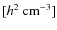 $[h^2~\rm cm^{-3}]$
