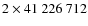$2\times 41~226~712$