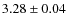 $3.28 \pm 0.04$