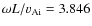 $\omega L/v_{\rm {Ai}}=3.846$