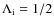 $\Lambda_{\rm i} = 1/2$