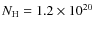 $N_{\rm H} = 1.2 \times 10^{20}$