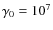 $\gamma _0 = 10^7$
