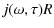 $\displaystyle j(\omega, \tau) R$