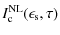 $\displaystyle I^{\rm NL}_{\rm c}(\epsilon_{\rm s}, \tau)$