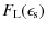 $\displaystyle F_{\rm L}(\epsilon_{\rm s})$