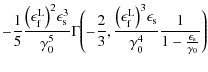 $\displaystyle -\frac{1}{5} \frac{\bigl(\epsilon_{\rm f}^{\rm L}\bigr)^2 \epsilo...
...lon_{\rm s}}{\gamma_0^4} \frac{1}{1 - \frac{\epsilon_{\rm s}}{\gamma_0}}\Biggr)$