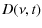 $\displaystyle D(\nu, t)$
