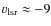 $v_{\rm lsr} \approx -
9$