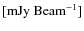 $[{\rm mJy~Beam}^{-1}]$