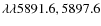 $\lambda\lambda 5891.6,5897.6$