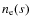 $\ensuremath{n_{{\rm e}}} (s)$