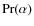 ${\Pr} (\alpha)$