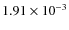 $1.91\times10^{-3}$