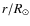 $r / R_{\odot }$