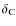 $\delta_{\rm C}$