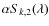 $\alpha S_{k,2}(\lambda)$