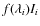 $f(\lambda_i) I_i$