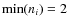 $\min(n_i)=2$