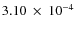 $3.10~\times~10^{-4}$