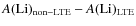 $A\rm (Li)_{\rm non-LTE}-\it A\rm (Li)_{\rm LTE}$