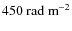 ${450}~{\rm rad~m}^{-2}$