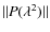 $\vert\vert P(\lambda^2)\vert\vert$