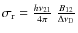 $\sigma_{\rm r}=\frac{h\nu_{21}}{4\pi}~\frac{B_{12}}{\Delta\nu_{\rm D}}$