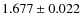 $1.677\pm0.022$