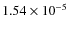 $1.54 \times 10^{-5}$