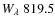 $W_{\lambda}~819.5$