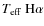 $T_{\rm eff}\rm ~H\alpha$
