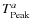 $T_{\rm Peak}^{a}$
