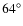 $64^\circ$