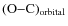 $\rm (O{-}C)_{orbital}$