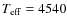 $T_{\rm eff}=4540$
