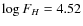$\log F_{H}=4.52$