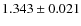 $1.343\pm0.021$