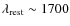 $\lambda_{\rm rest} \sim 1700$