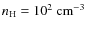 $n_{\rm H} = 10^2~{\rm cm}^{-3}$