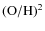 ${\rm (O/H)}^2$